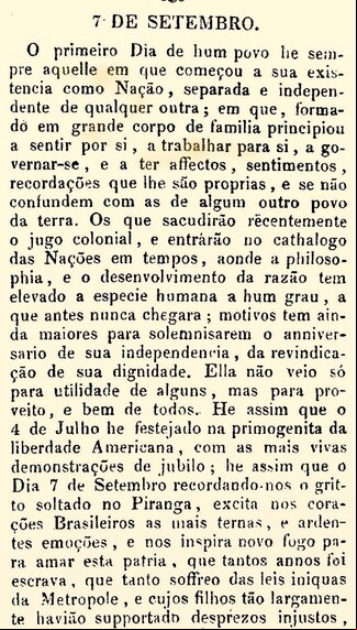 QUANDO FOI A INDEPENDÊNCIA DO BRASIL?