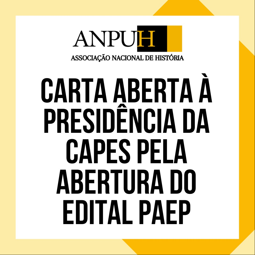 CARTA ABERTA À PRESIDÊNCIA DA CAPES