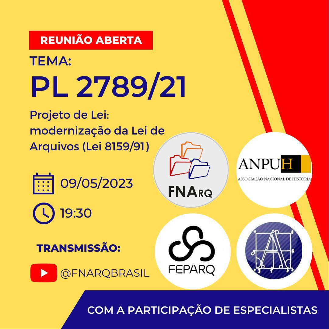 A FRENTE ÚNICA EM PROL DA LEI DE ARQUIVOS