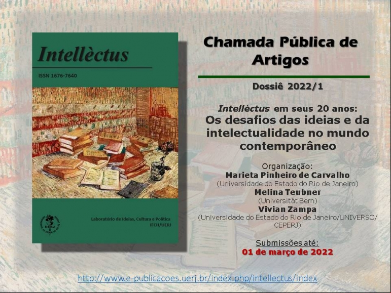 Intellèctus em seus 20 anos: os desafios das ideias e da intelectualidade no mundo contemporâneo