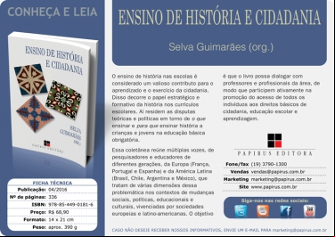 ENSINO DE HISTÓRIA E CIDADANIA