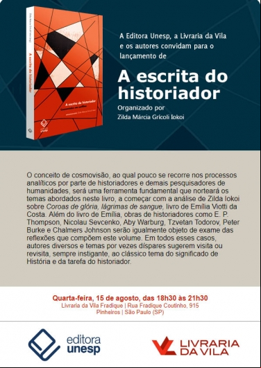 A ESCRITA DO HISTORIADOR