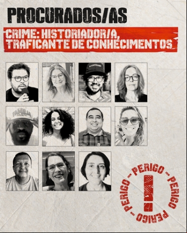 CAMPANHA DOS CURSOS DE HISTÓRIA CONTRA A CRIMINALIZAÇÃO DO ICHCA