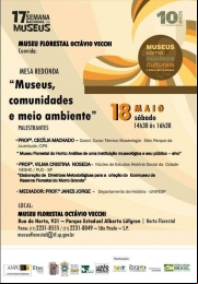Mesa Redonda: museus, comunidades e meio ambiente