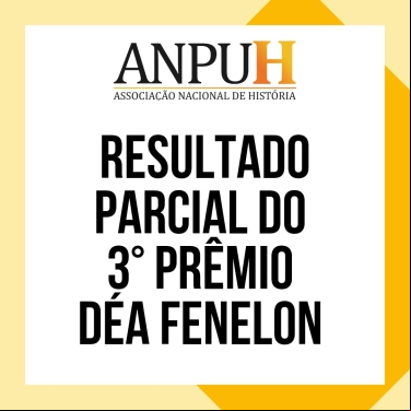 RESULTADO PARCIAL DO 3° PRÊMIO DÉA FENELON