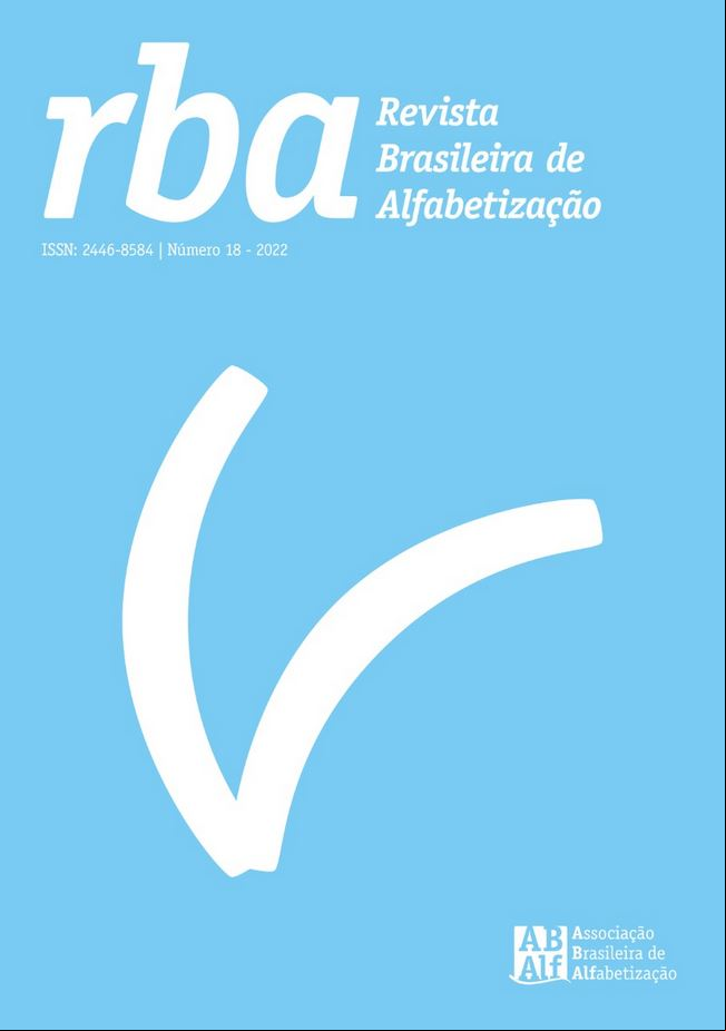 REVISTA BRASILEIRA DE ALFABETIZAÇÃO