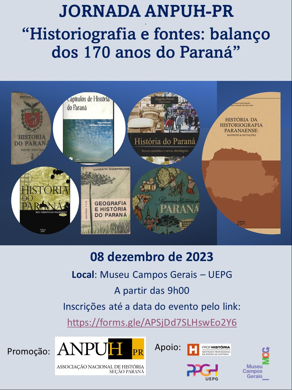 JORNADA ANPUH- PR - “HISTORIOGRAFIA E FONTES: BALANÇO DOS 170 ANOS DO PARANÁ”